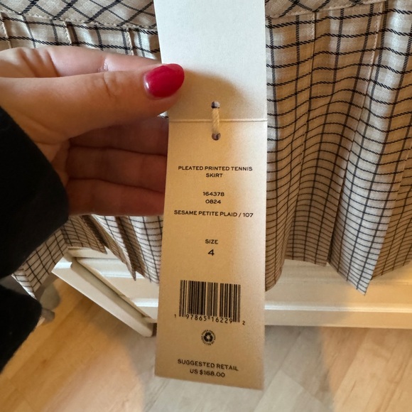 TORY BURCH PLEATED PRINTED TENNIS SKIRT - Picture 5 of 9